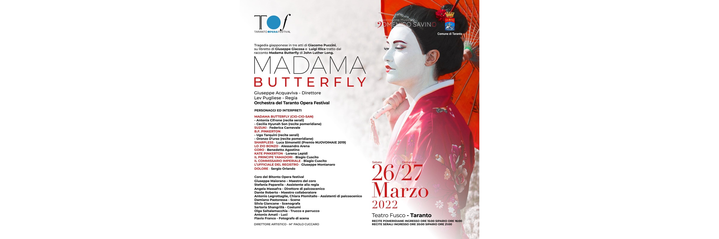 Musical Association Domenico Savino - Madame Butterfly/Madama Butterfly