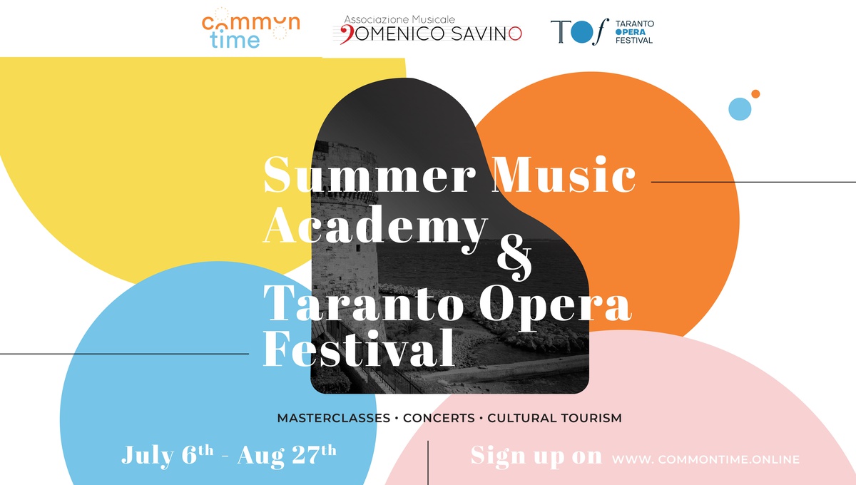 Domenico Savino Summer Academy and Taranto Opera Festival - CommonTime