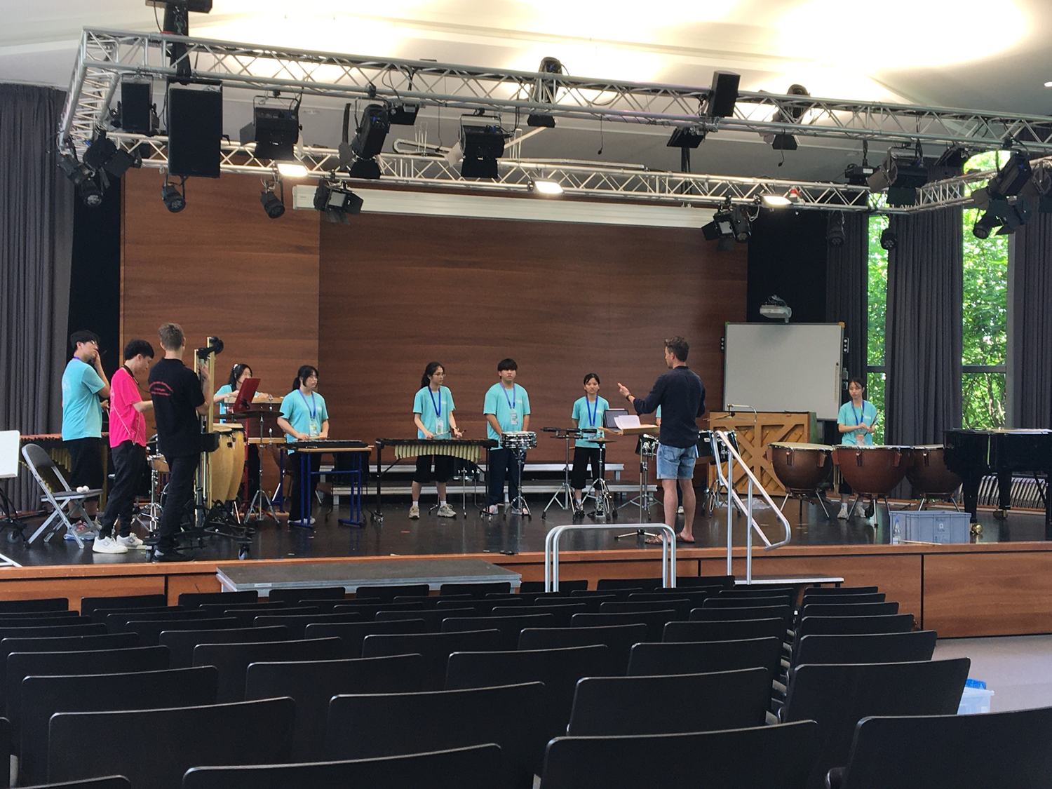 Percussion Masterclass at Albert Einstein Gymnasium, July 2024