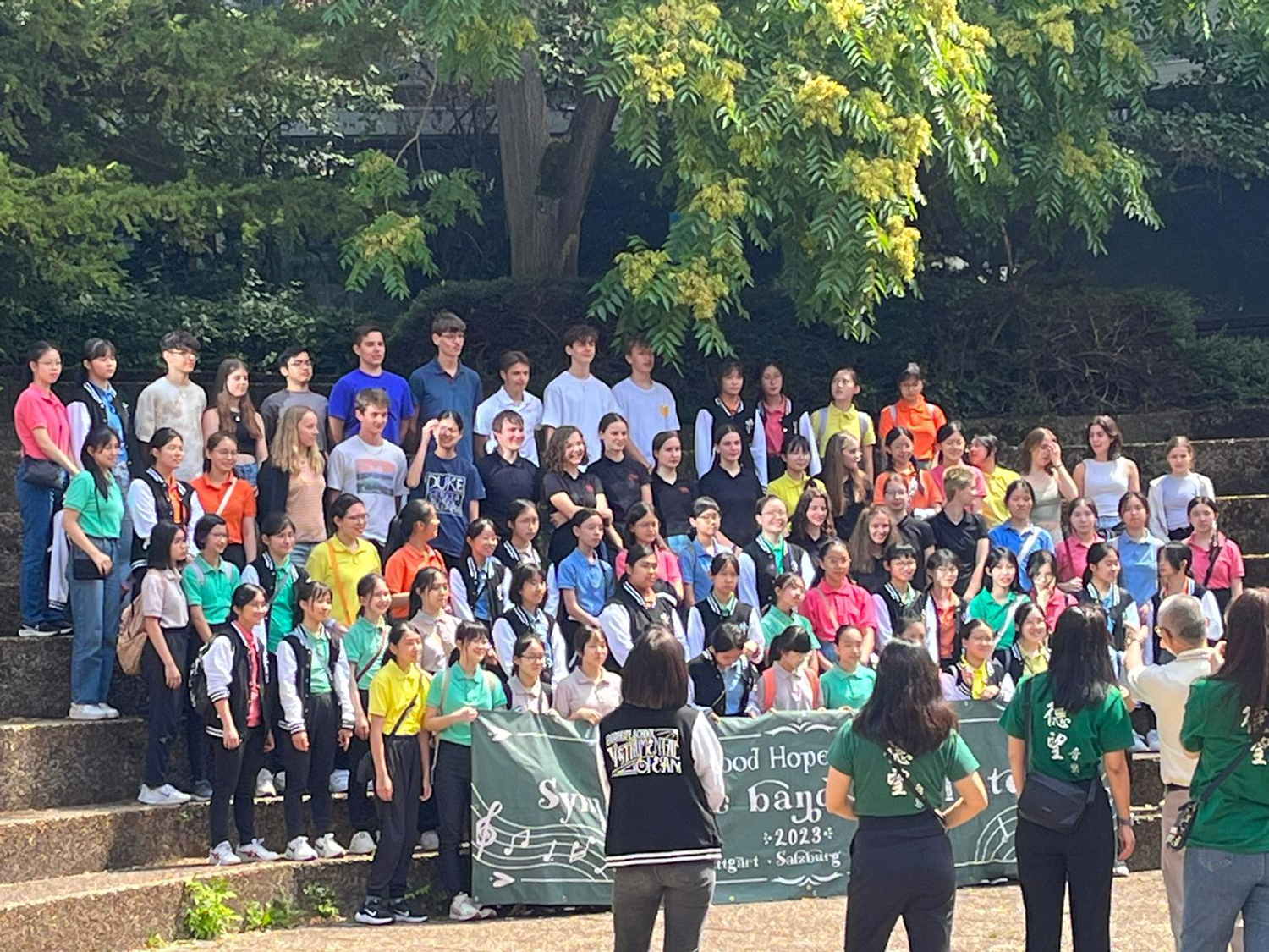 Hong Kong and German Student Group Photo, July 2023