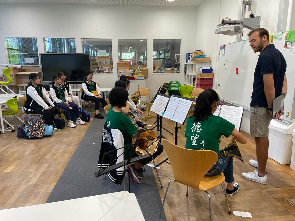 Brass Masterclass at International School of Stuttgart, July 2023