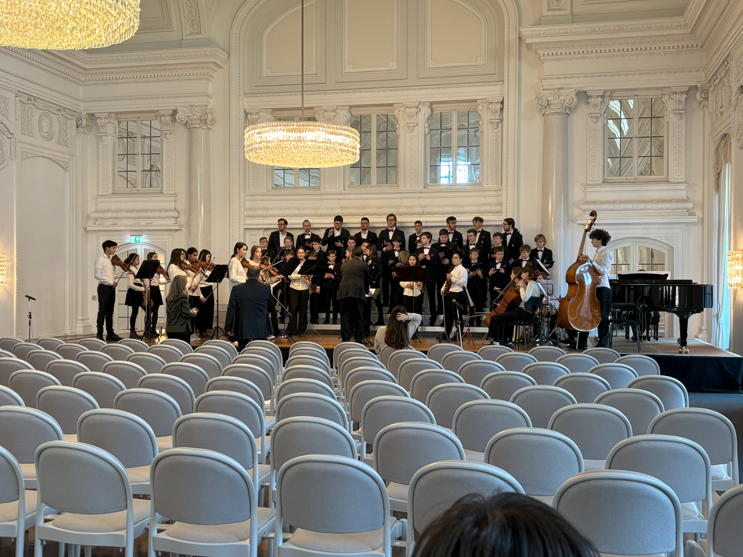 Rehearsal at Neues Schloss Stuttgart, Feb 2025